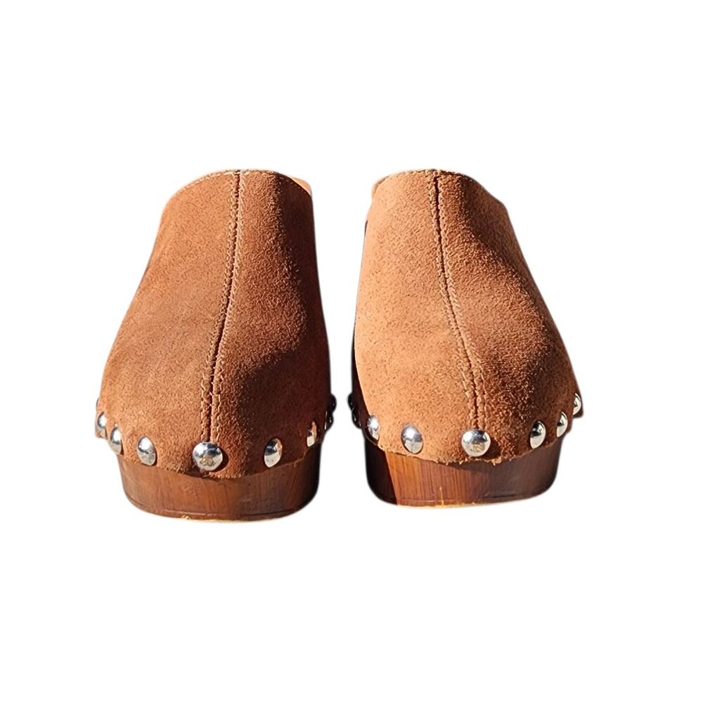 Etre Studded Suede Clog Platform Mules 39 - Picture 3 of 8